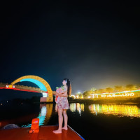 Birthday Party In Hoi An River Wooden Boat Lantern