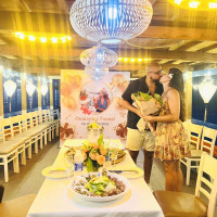 Birthday Party In Hoi An River Wooden Boat Lantern