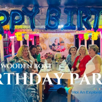 Birthday Party On The Hoi An Wooden Boat